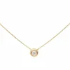 Collier or rose Diamant