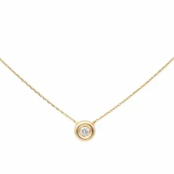 Collier or rose Diamant