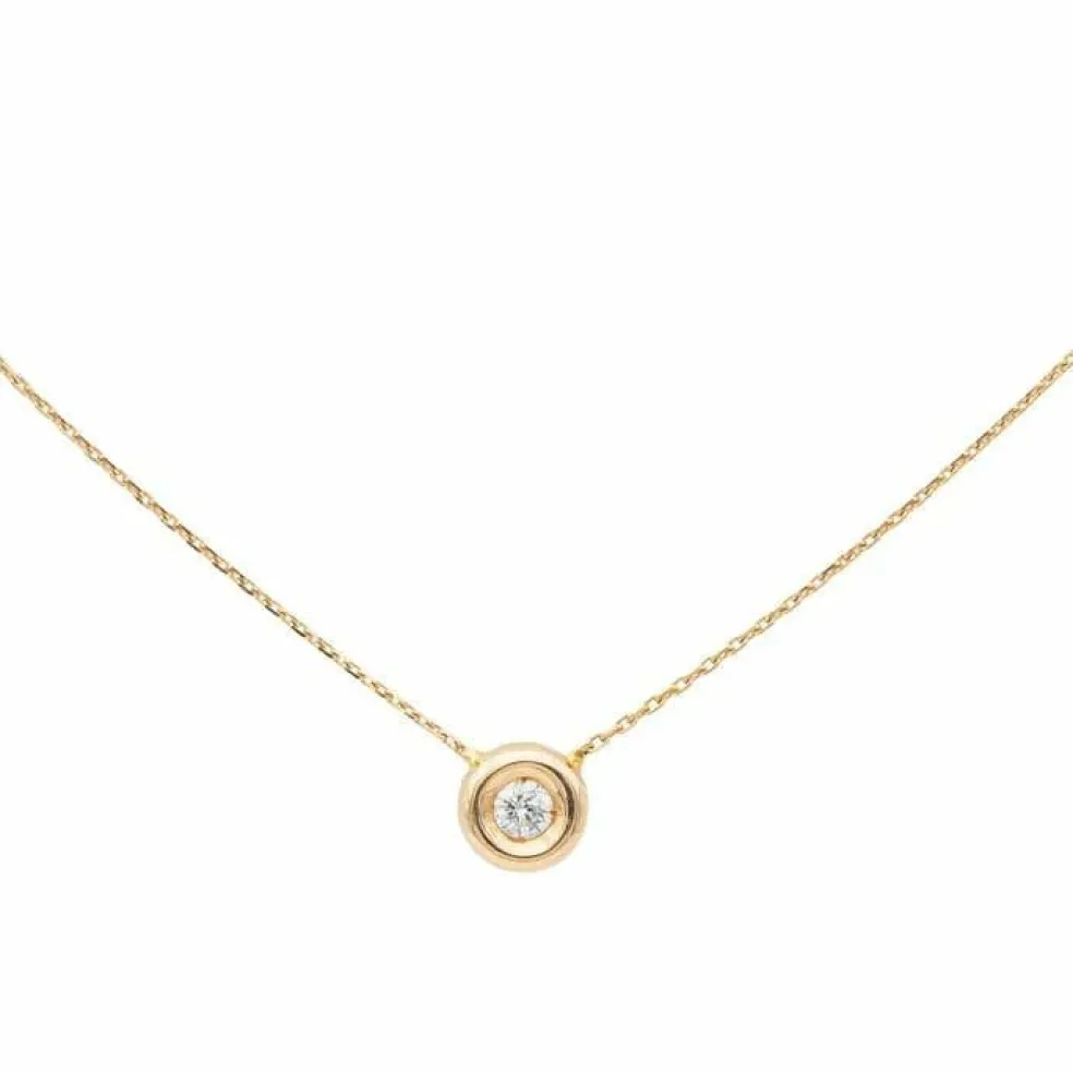 Collier or rose Diamant
