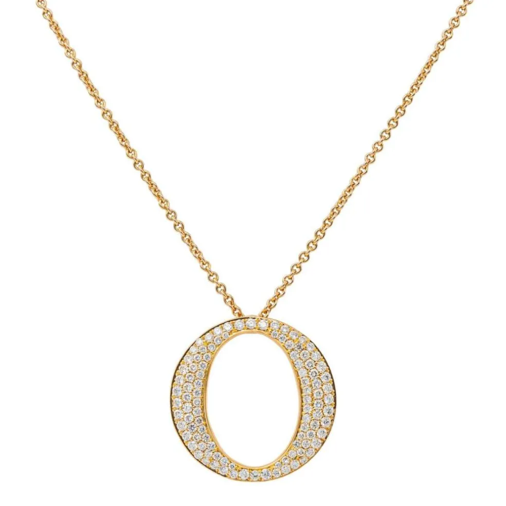 Collier Or rose Diamant