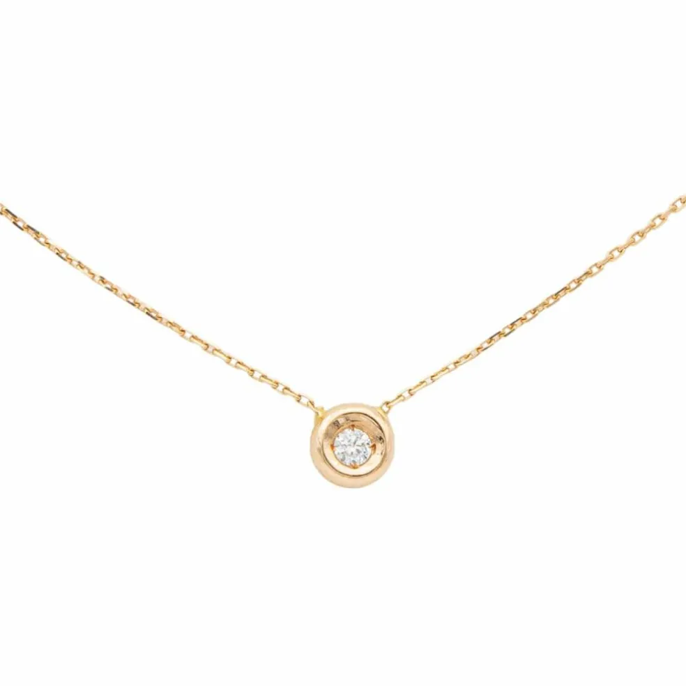 Collier Or rose Diamant