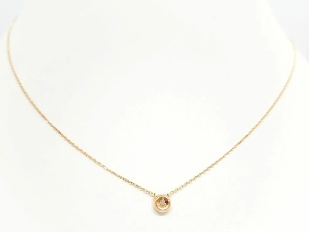 Collier Or rose Diamant