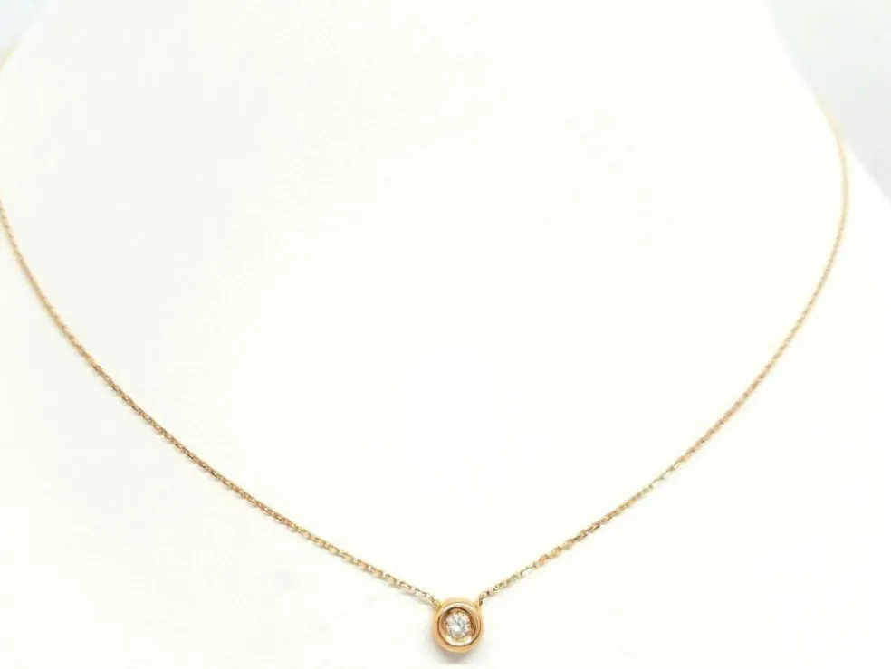 Collier Or rose Diamant