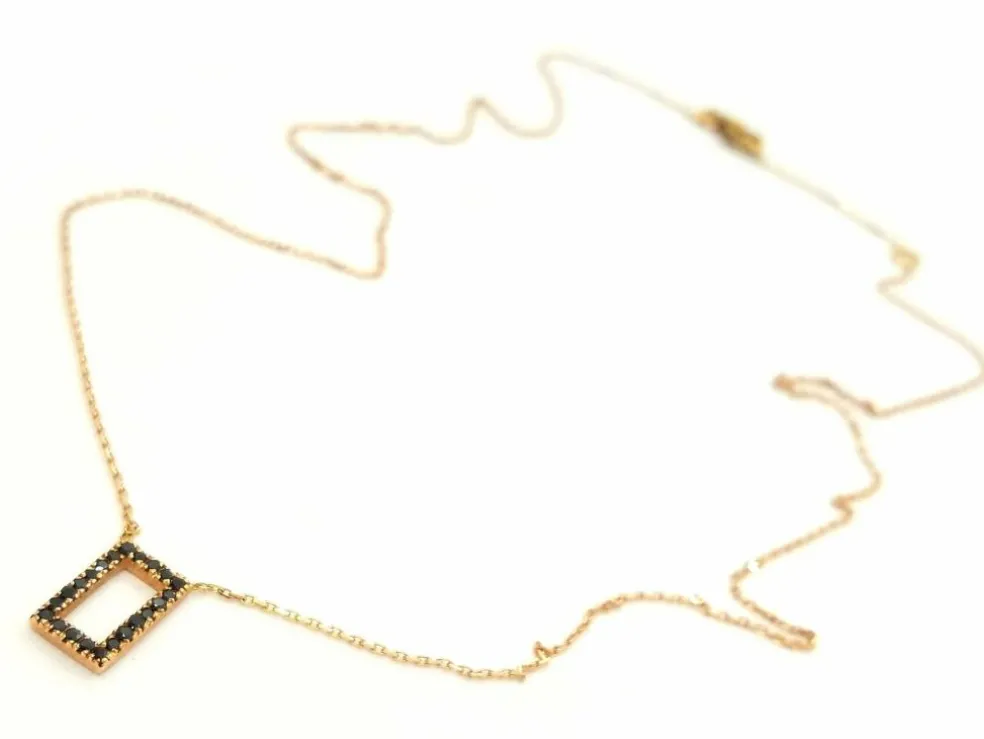 Collier Or rose Diamant
