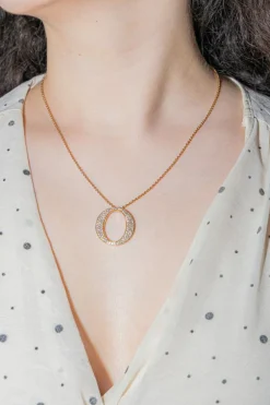 Collier Or rose Diamant