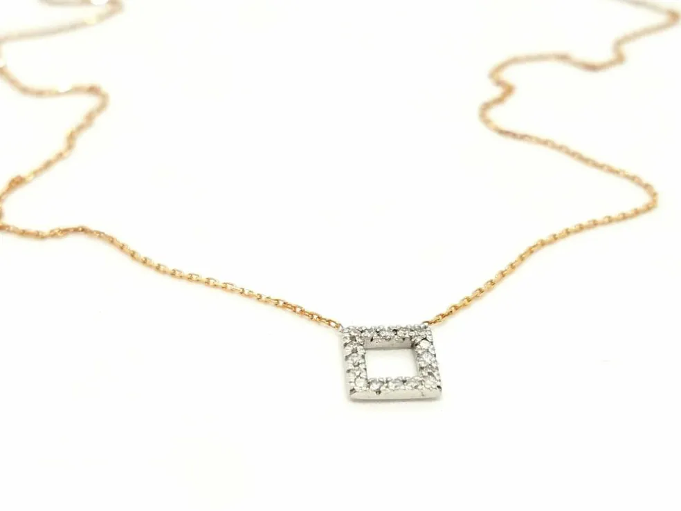 Collier Or rose Diamant