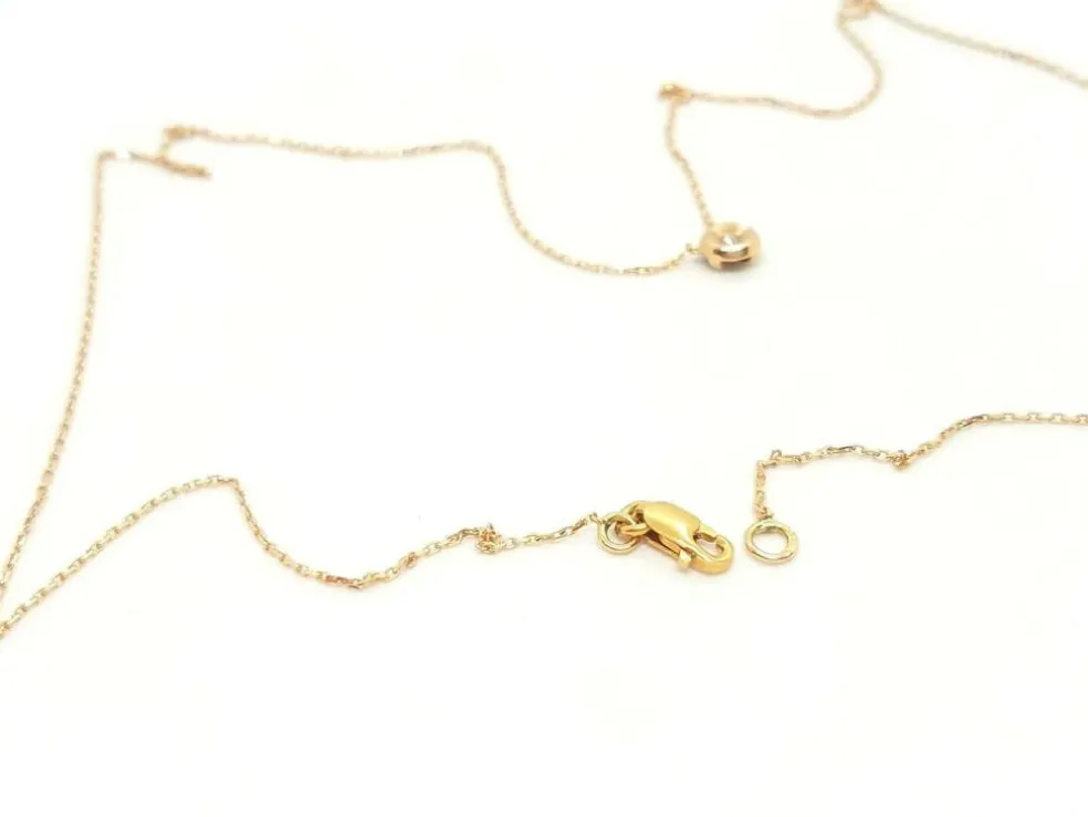Collier Or rose Diamant
