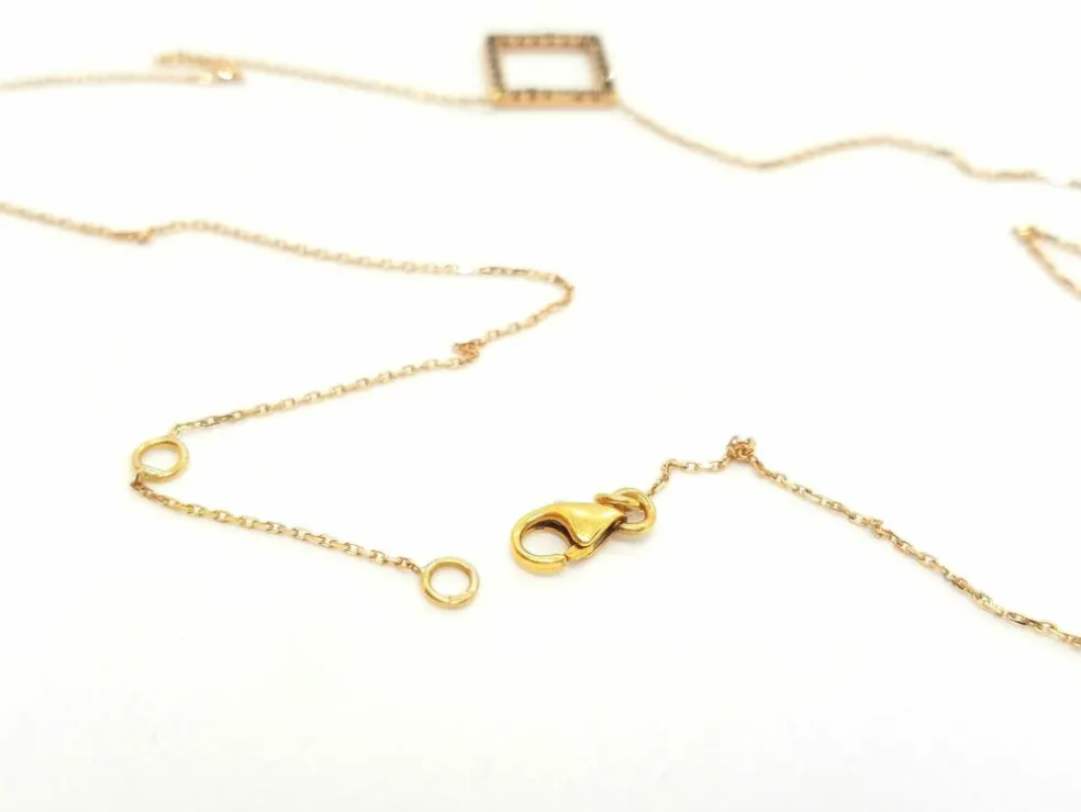 Collier Or rose Diamant