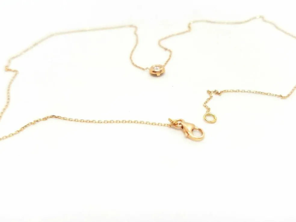 Collier Or rose Diamant