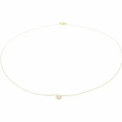 Collier or rose Diamant