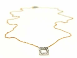 Collier Or rose Diamant