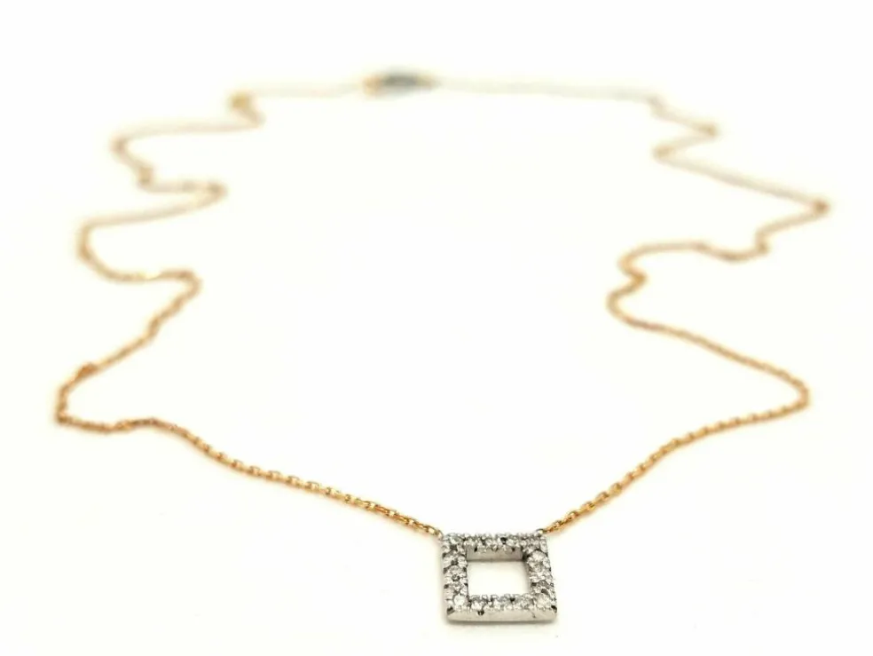 Collier Or rose Diamant