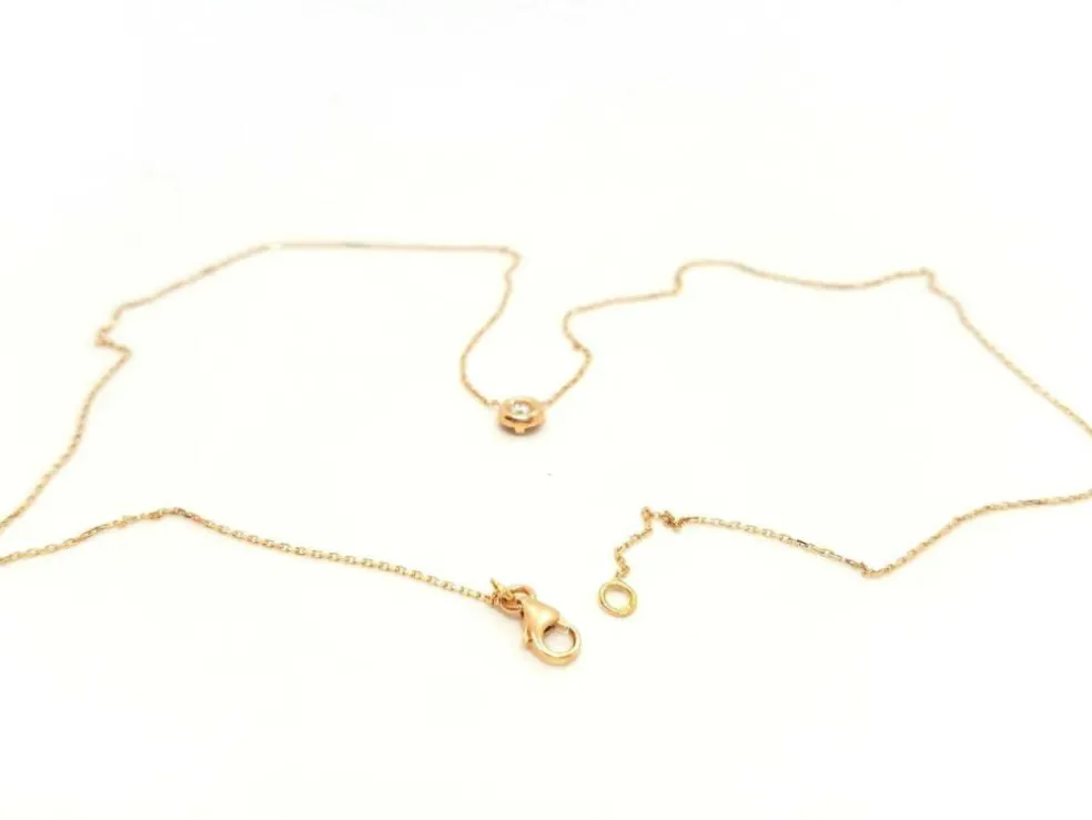Collier Or rose Diamant