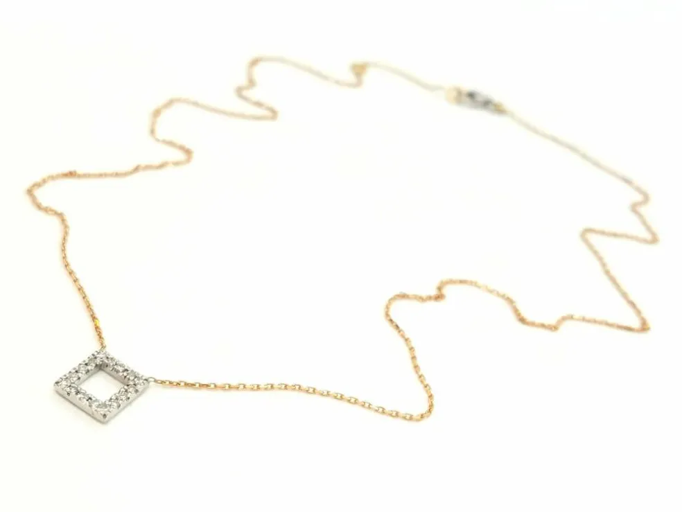 Collier Or rose Diamant