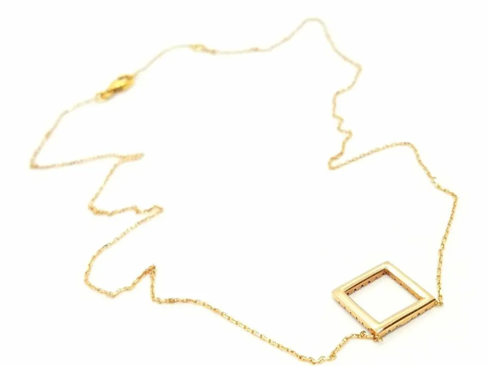Collier Or rose Diamant