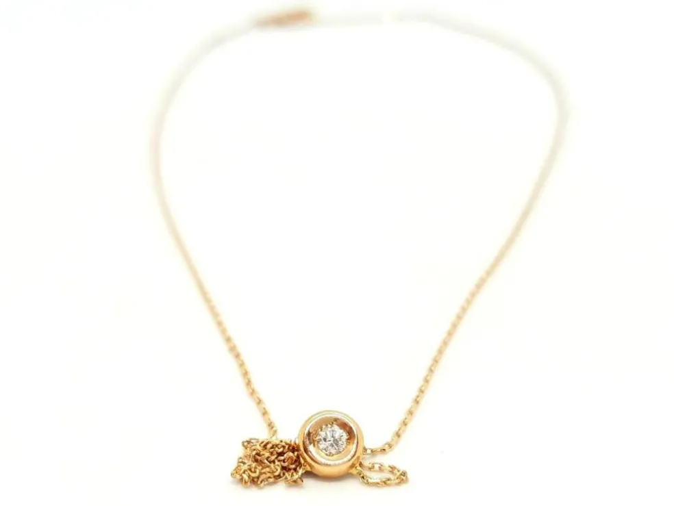 Collier Or rose Diamant