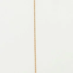 Collier or rose diamant