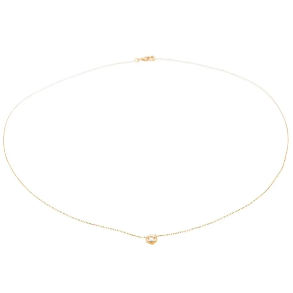 Collier Or rose Diamant