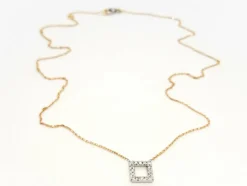 Collier Or rose Diamant