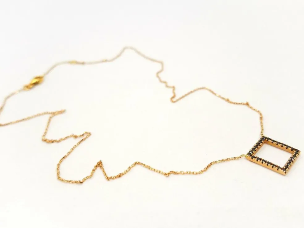Collier Or rose Diamant