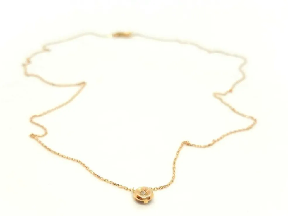 Collier Or rose Diamant