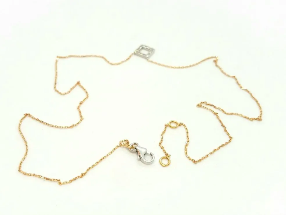 Collier Or rose Diamant