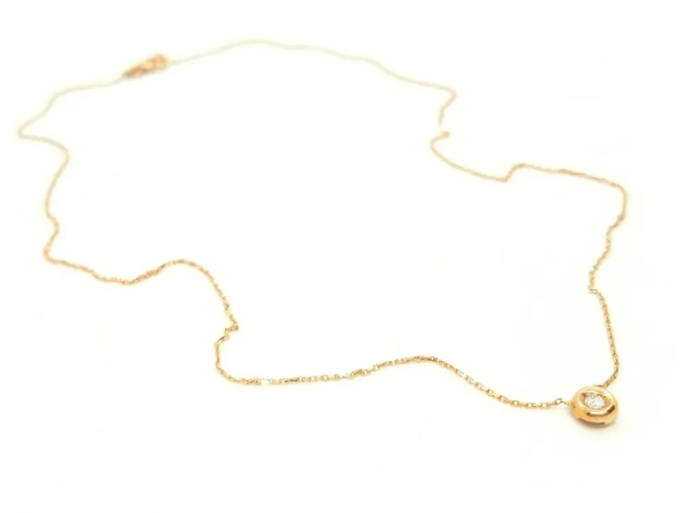 Collier Or rose Diamant