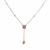 Collier Or rose Diamants