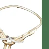 Collier or rose diamants