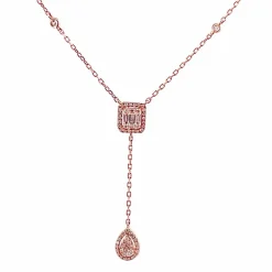 Collier Or rose Diamants