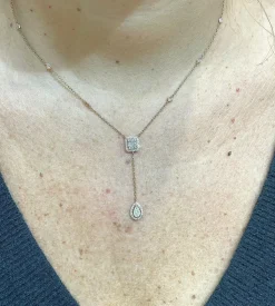 Collier Or rose Diamants