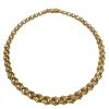 Collier Or Rose maille entrelacée