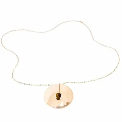 Collier Or rose oeil-de-Tigre