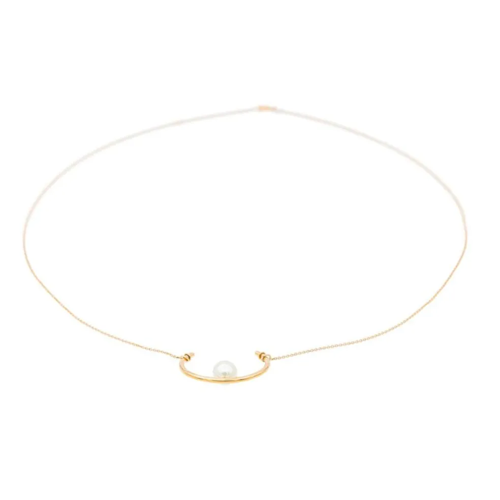 Collier Or rose Perle