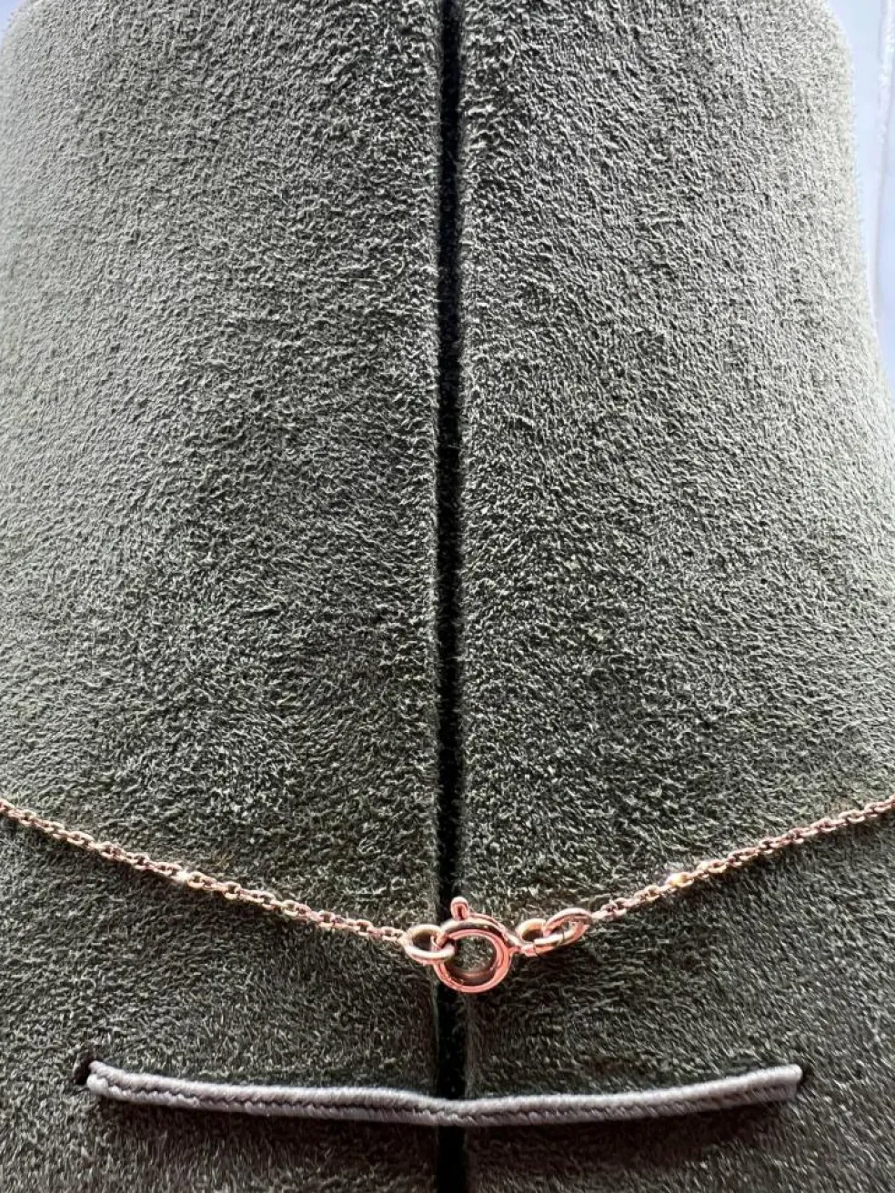 Collier or rose perles de culture