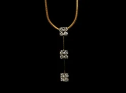 Collier Orné de Diamants Pavés