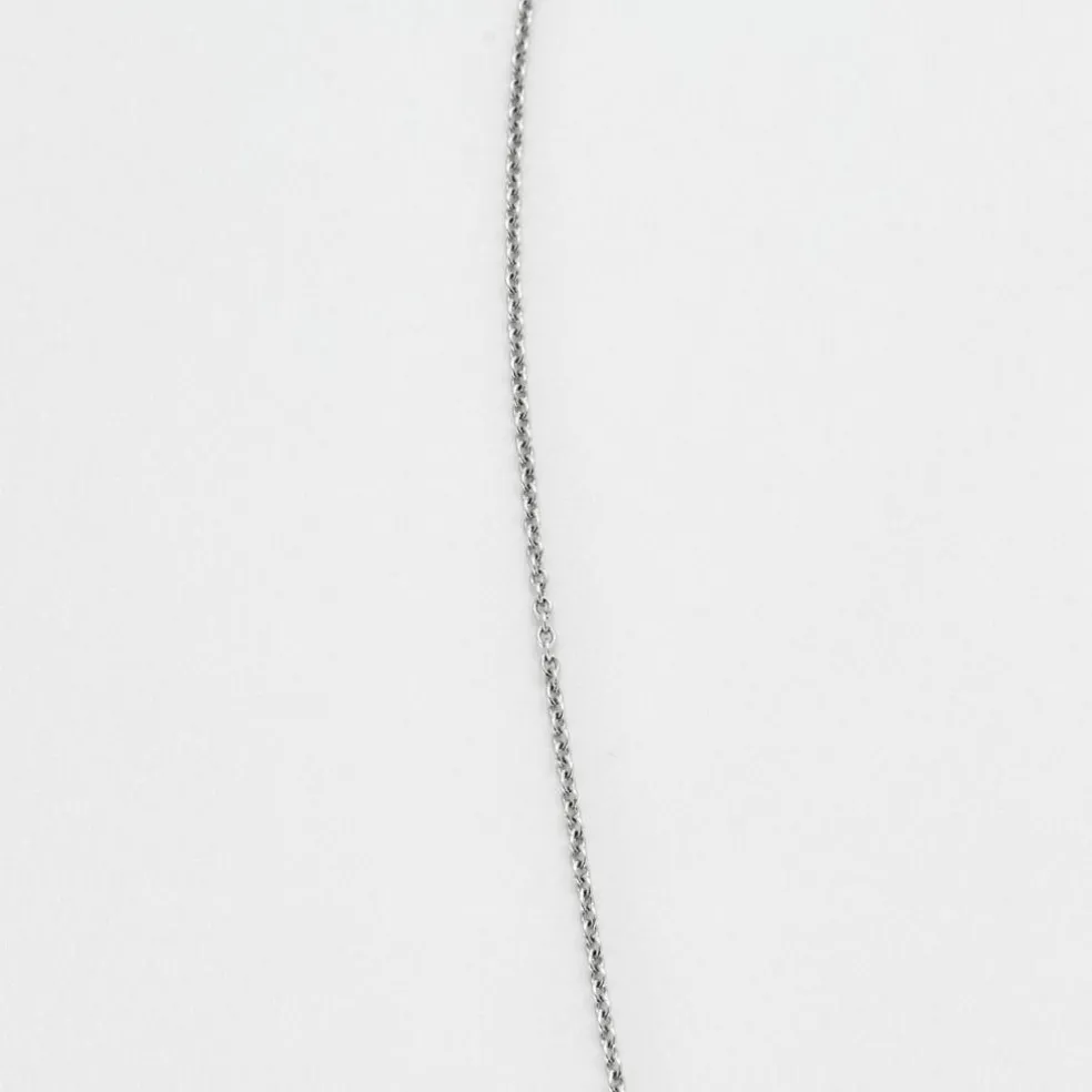 Collier papillon or blanc diamants