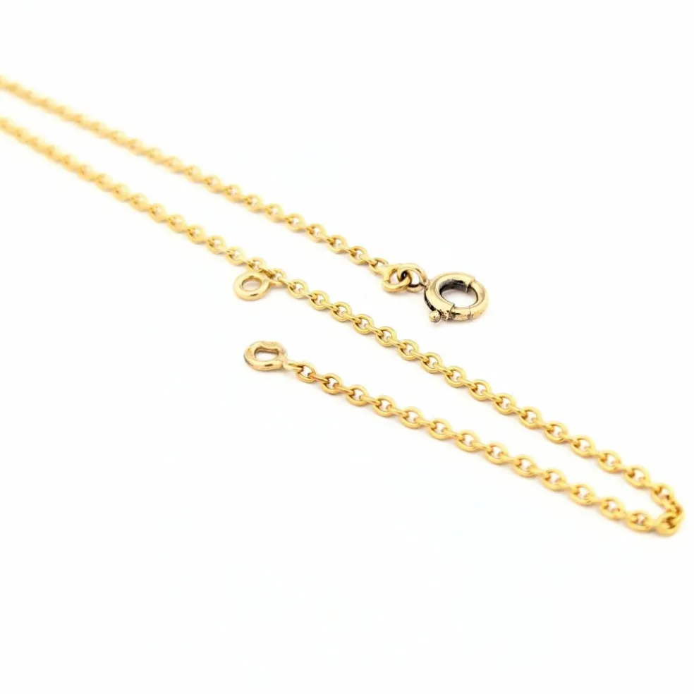 Collier papillon or jaune et diamant
