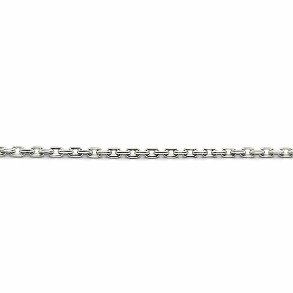 Collier patte or blanc serti de diamants