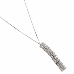 Collier pendentif 7 diamants