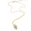 Collier pendentif 2 Ors Diamant
