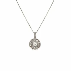 Collier pendentif Art Déco Diamant