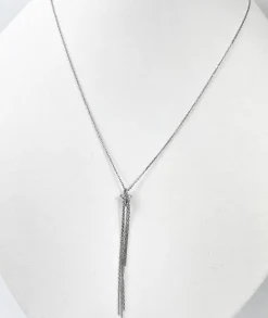 Collier Pendentif Chute Or Diamants