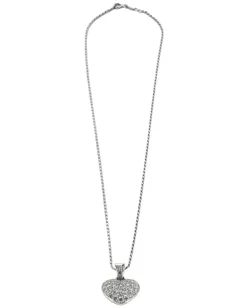 Collier pendentif coeur or et diamants