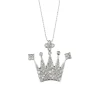 Collier pendentif couronne