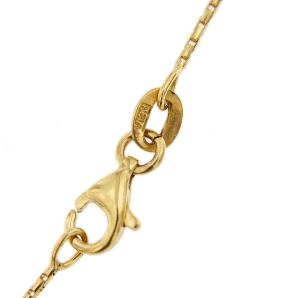 Collier pendentif croix grenats