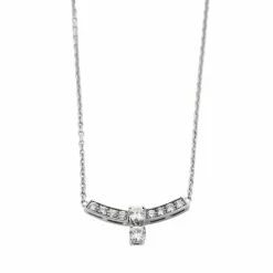 Collier pendentif diamants