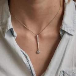 Collier Pendentif Diamants