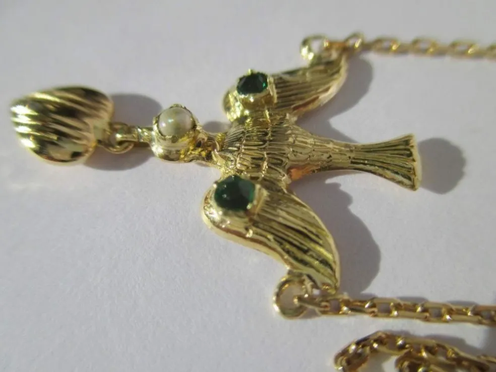 Collier pendentif en or jaune