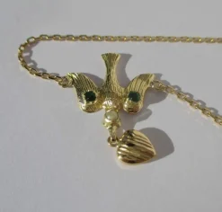 Collier pendentif en or jaune